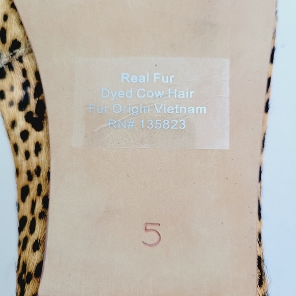 NEW Sam Edelman Felicia Luxe Speckled Cheetah Multi Ballet Flat Size 5 - Picture 6 of 6